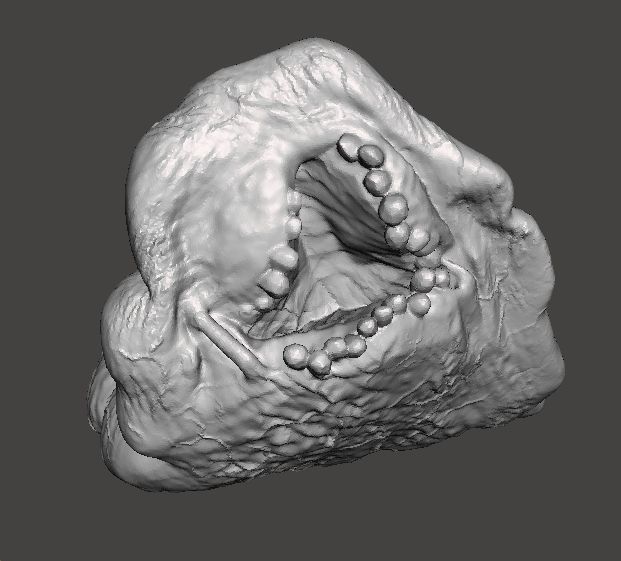 REREV GLOBSTER MONSTER MINIATURE MODEL HORROR FANTASY GAMES RPG 3D print model_1