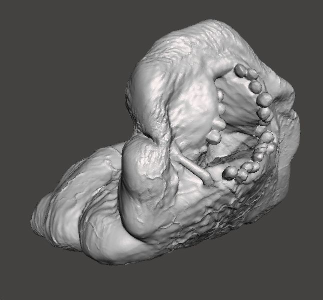 REREV GLOBSTER MONSTER MINIATURE MODEL HORROR FANTASY GAMES RPG 3D print model_2