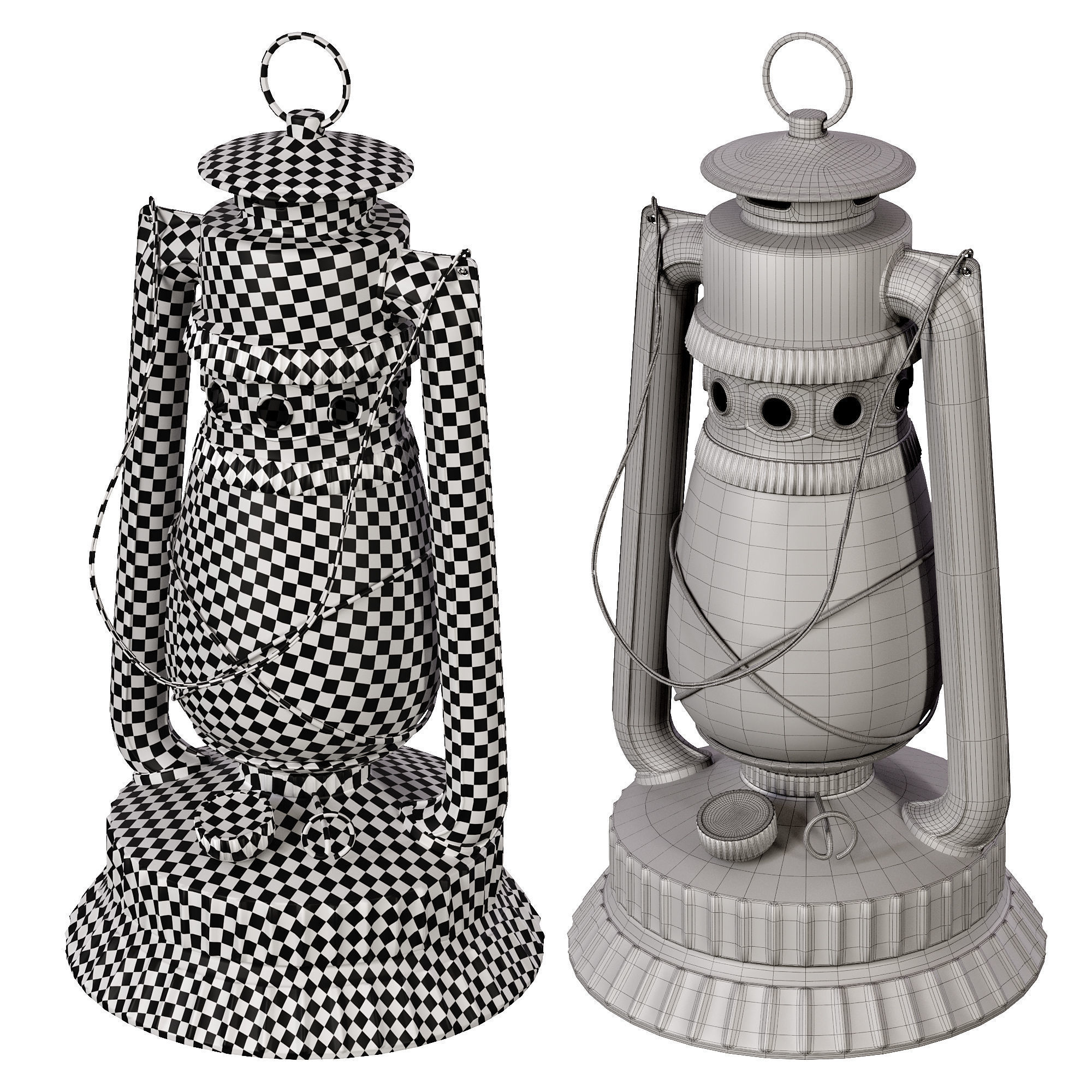 Old Lanterns 3D model_20