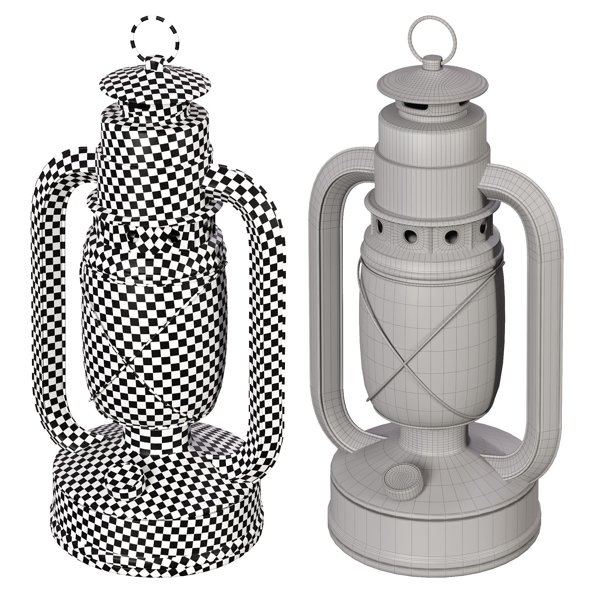 Old Lanterns 3D model_23