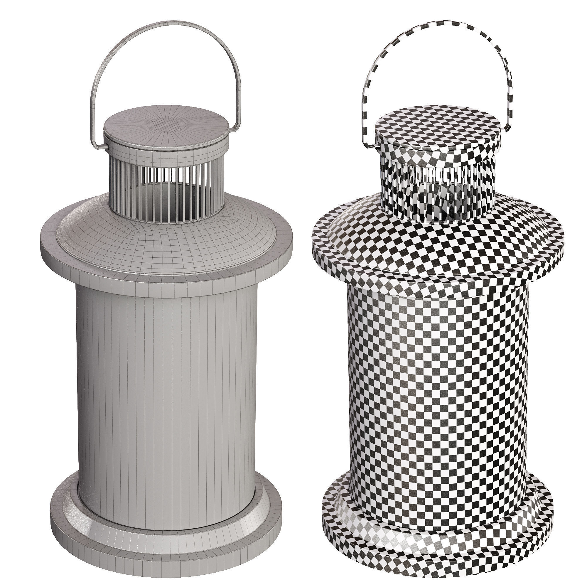 Old Lanterns 3D model_15