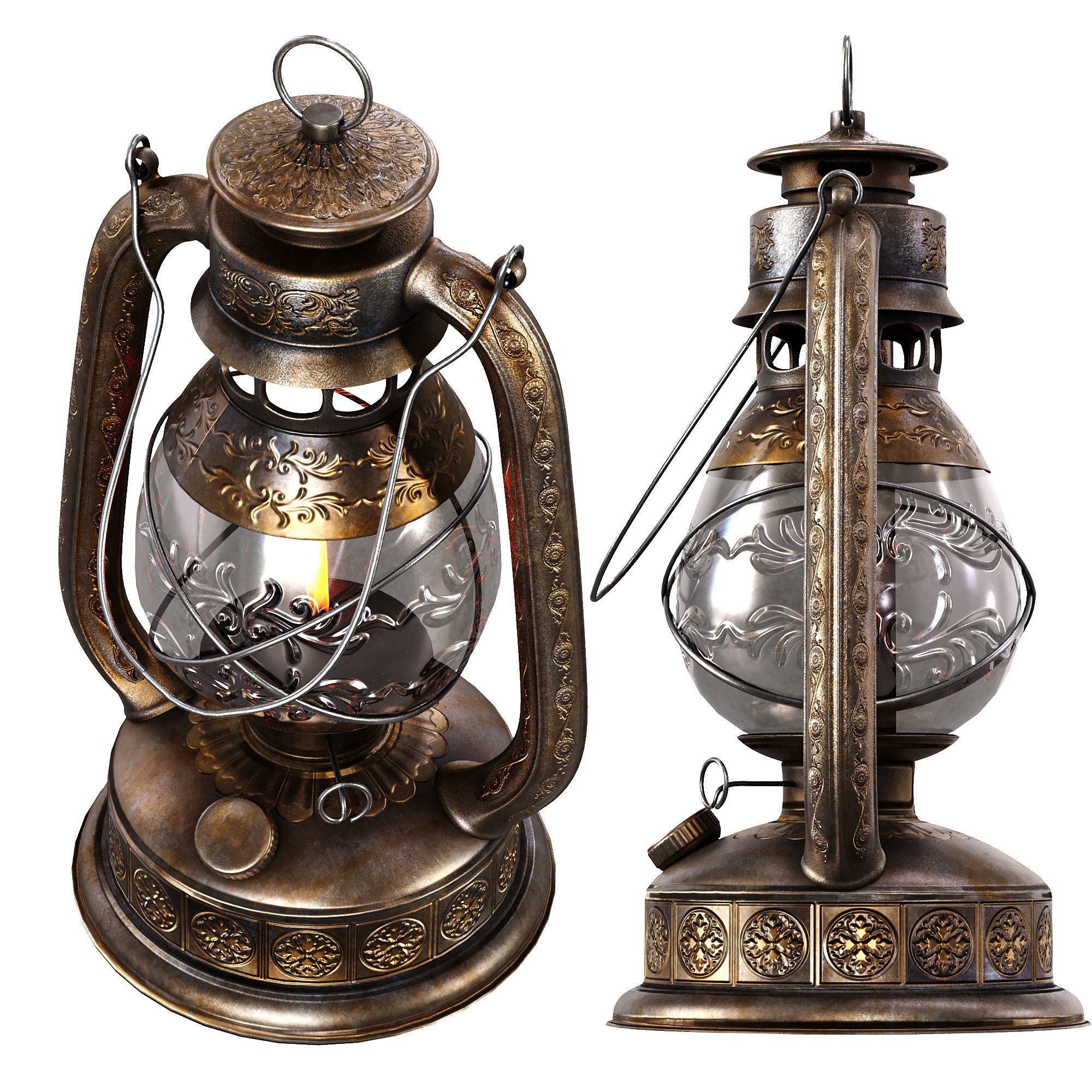Old Lanterns 3D model_18