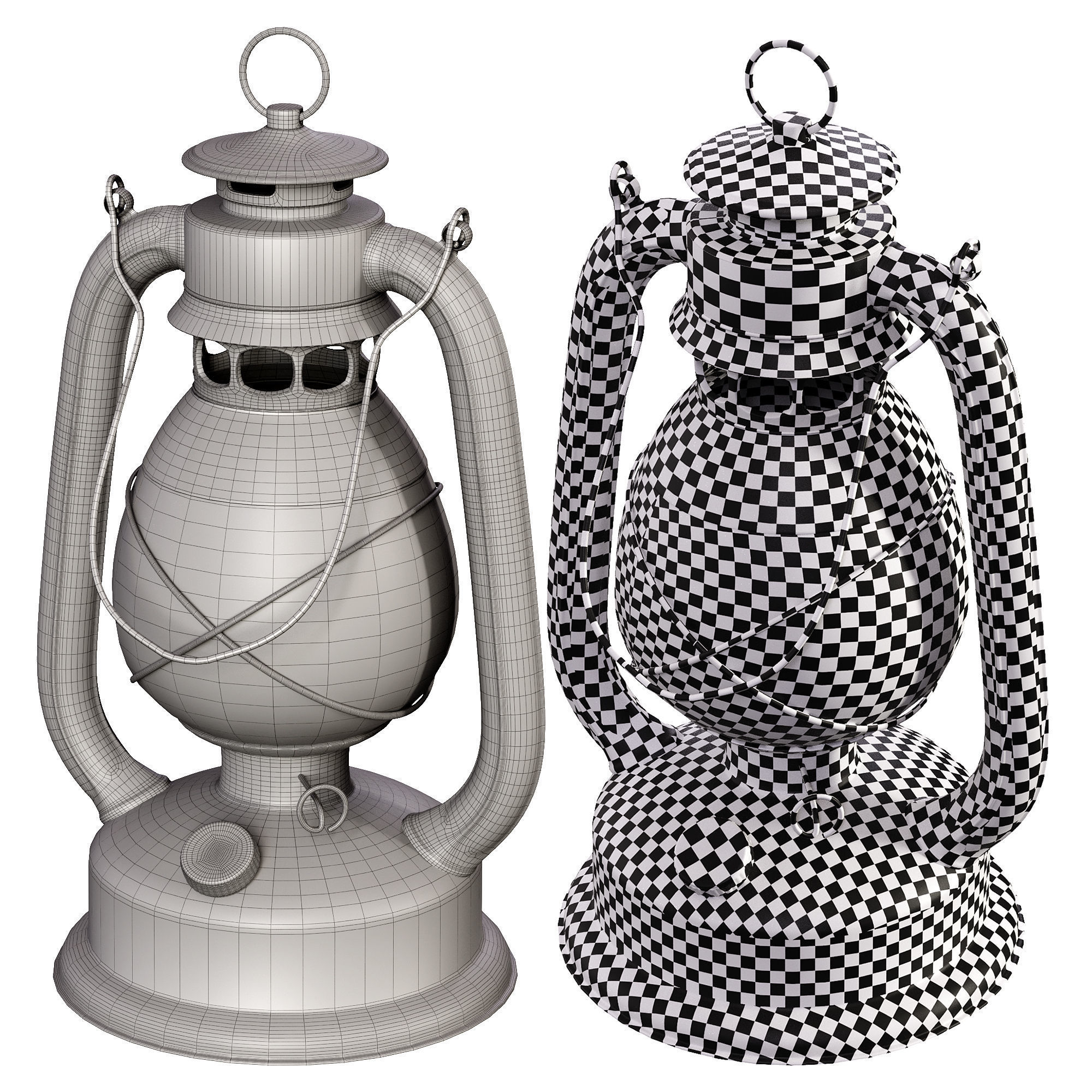 Old Lanterns 3D model_12