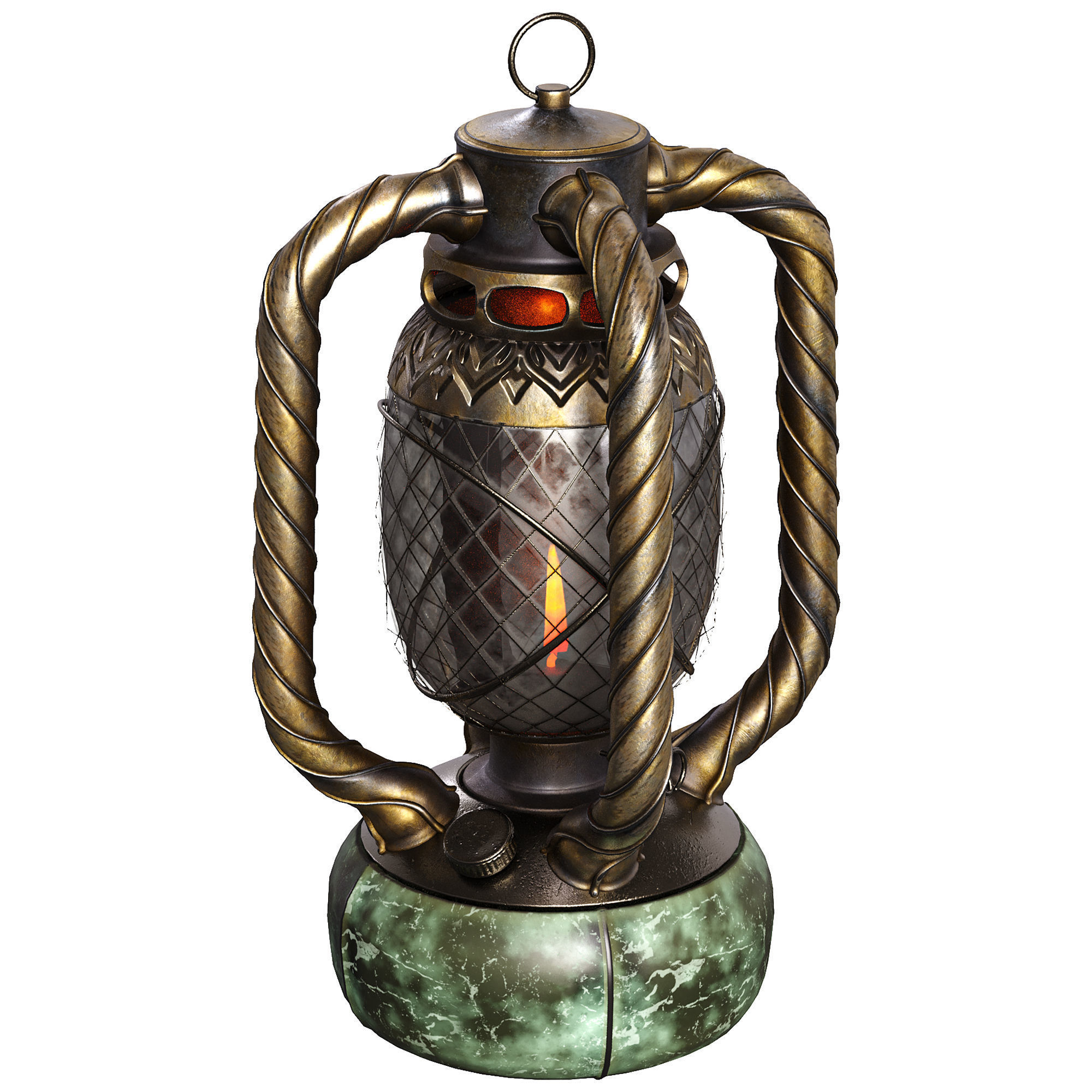 Old Lanterns 3D model_5