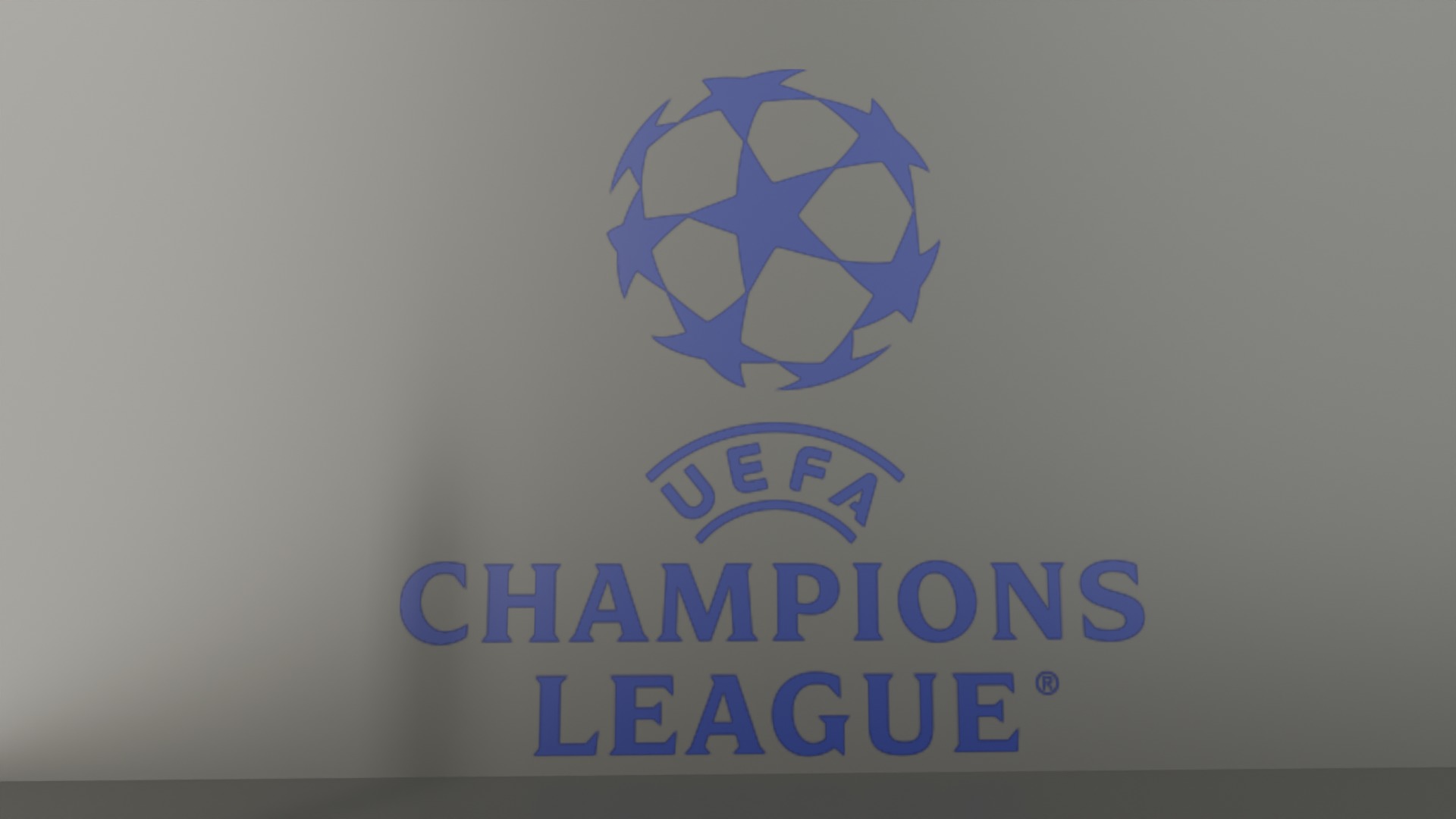 Champions League cup 3D model_8