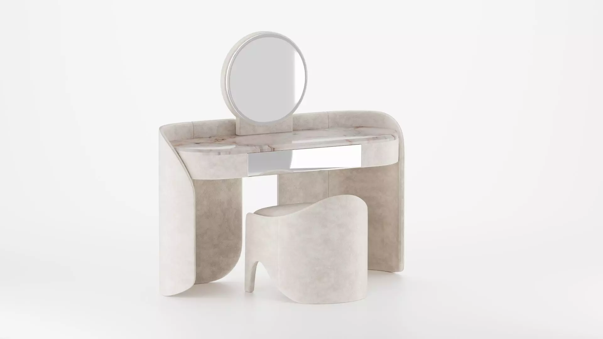 LONGHI Zelda Makeup Desk 3D model