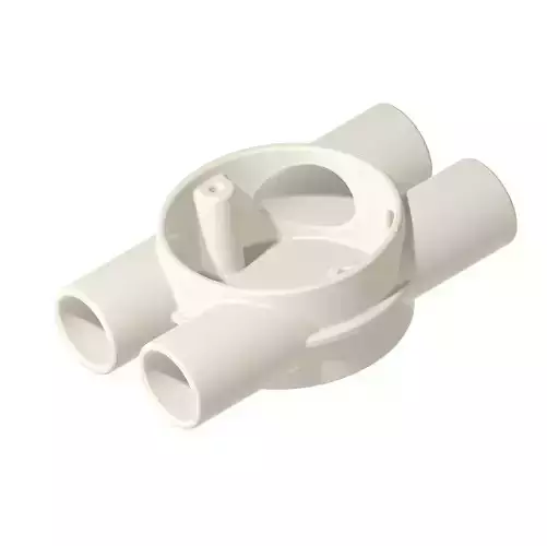 Four Way Junction Box 3D print model