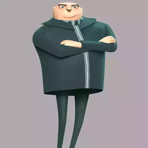 Felonius Gru - Despicable Me 3D print model Felonius Gru - Despicable Me 3D print model