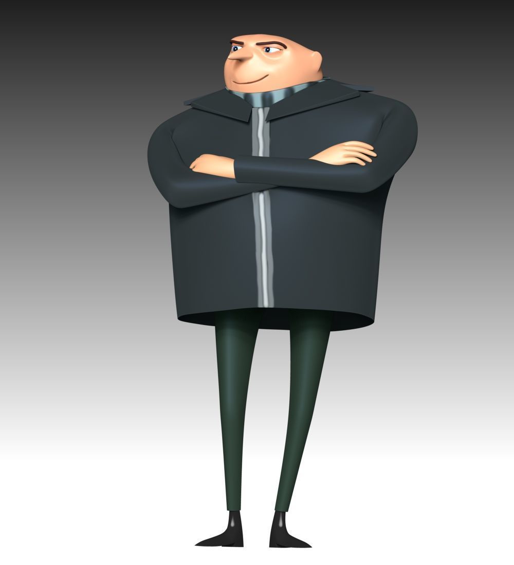 Felonius Gru - Despicable Me 3D print model_4