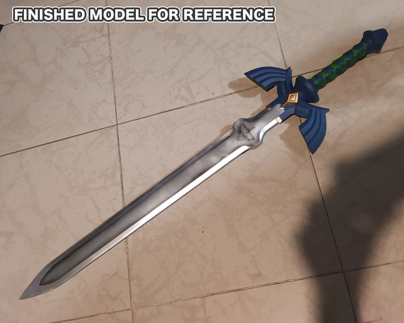 Master Sword - Zelda Breath of the Wild 3D print model Cosplay 3D print model_3