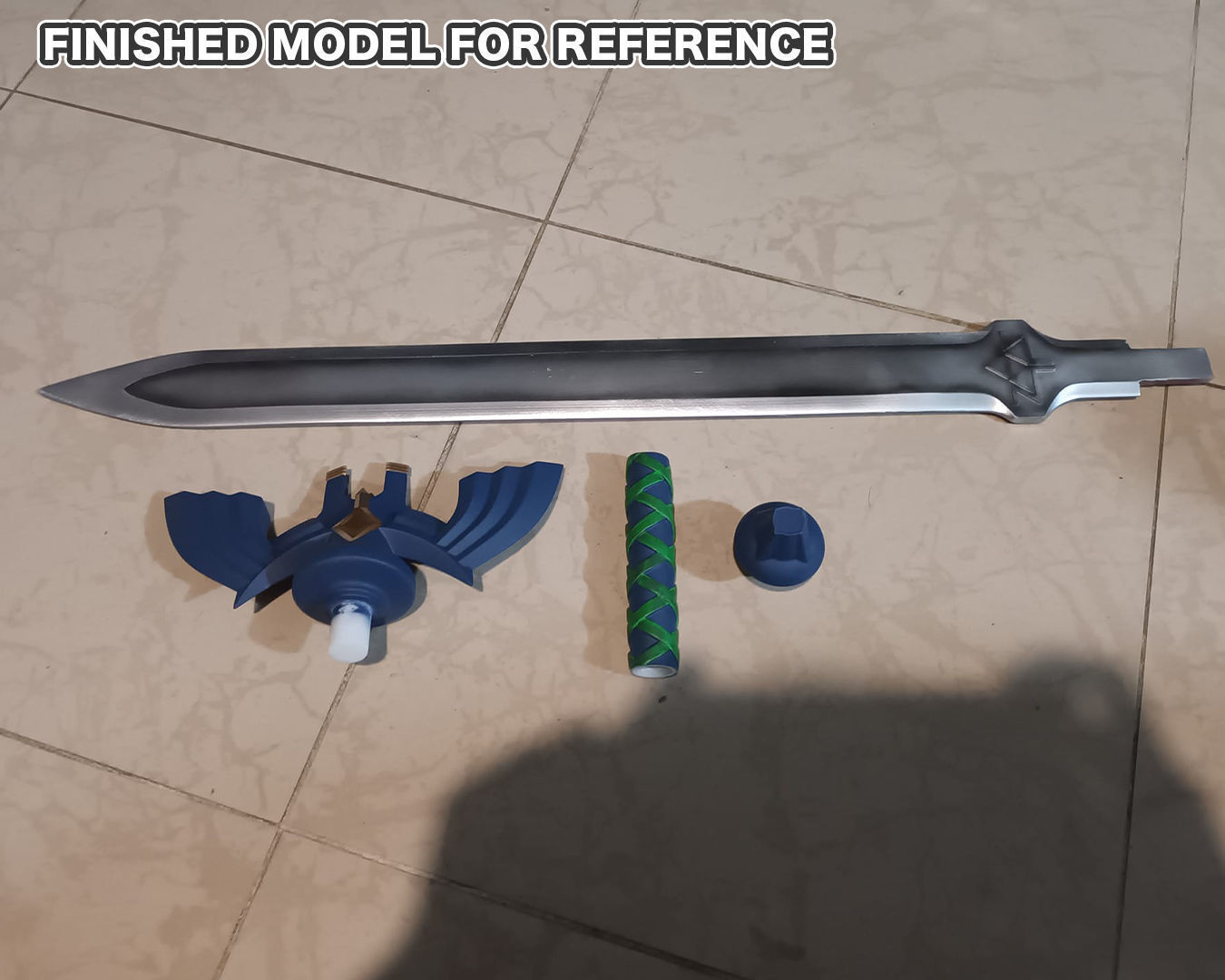 Master Sword - Zelda Breath of the Wild 3D print model Cosplay 3D print model_5