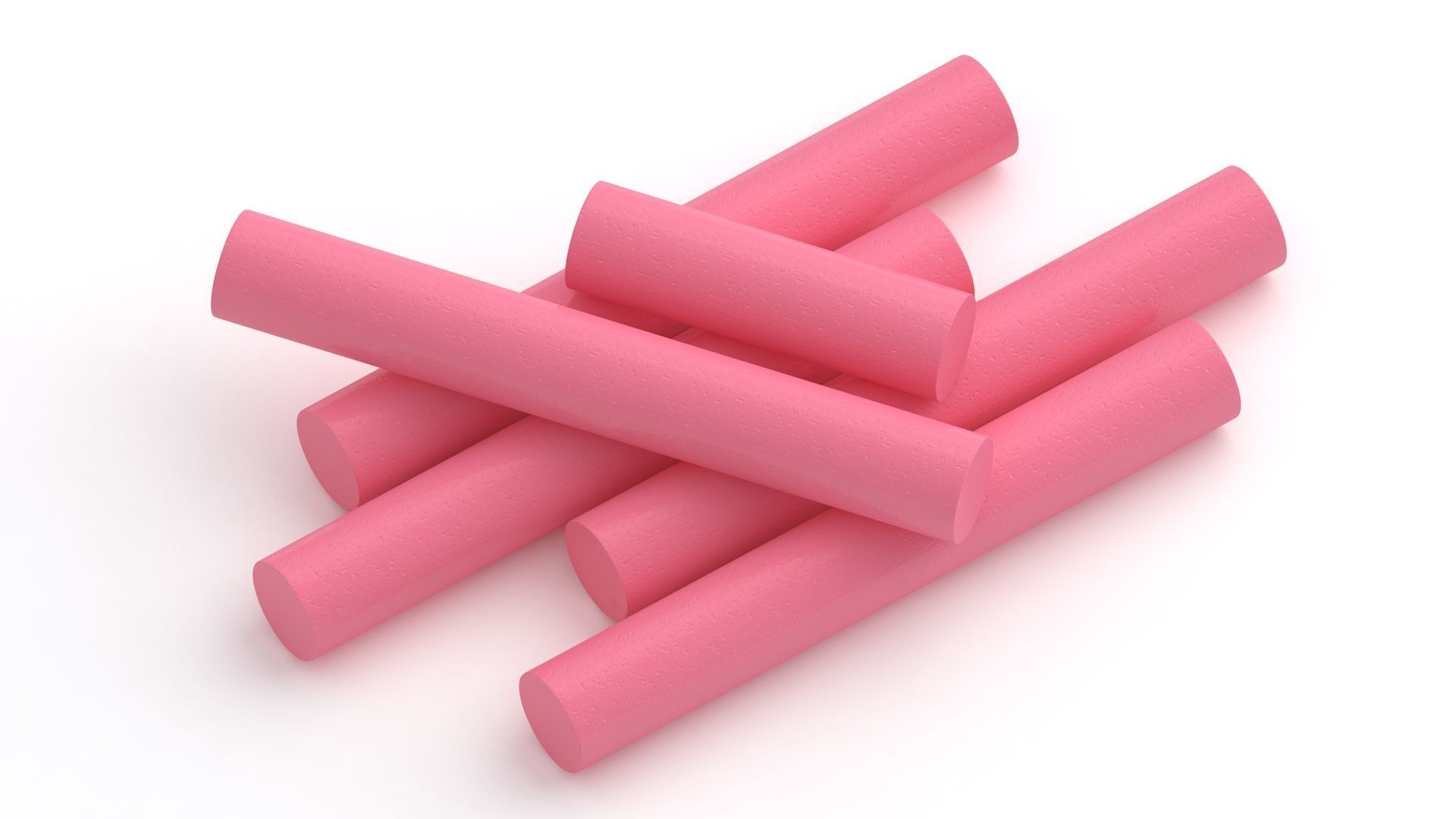 Chalk Sticks Collection 3D model_12