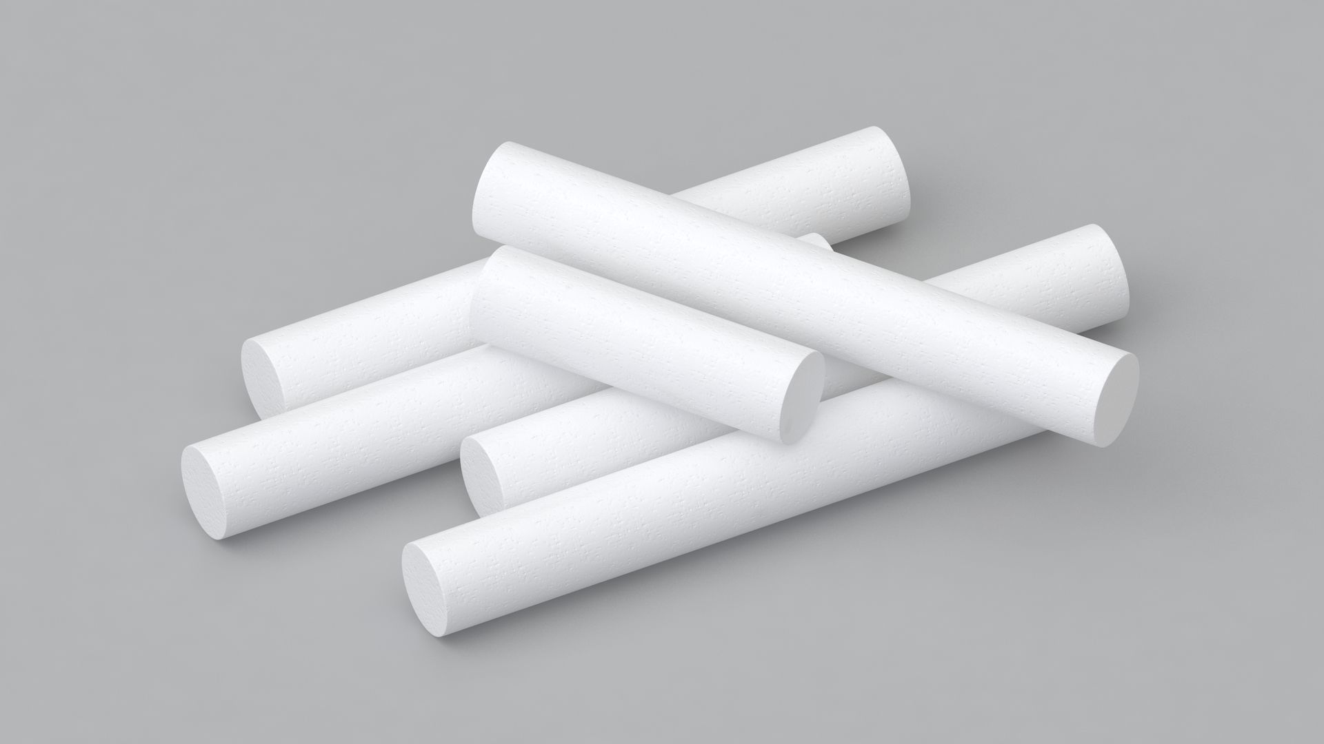 Chalk Sticks Collection 3D model_39