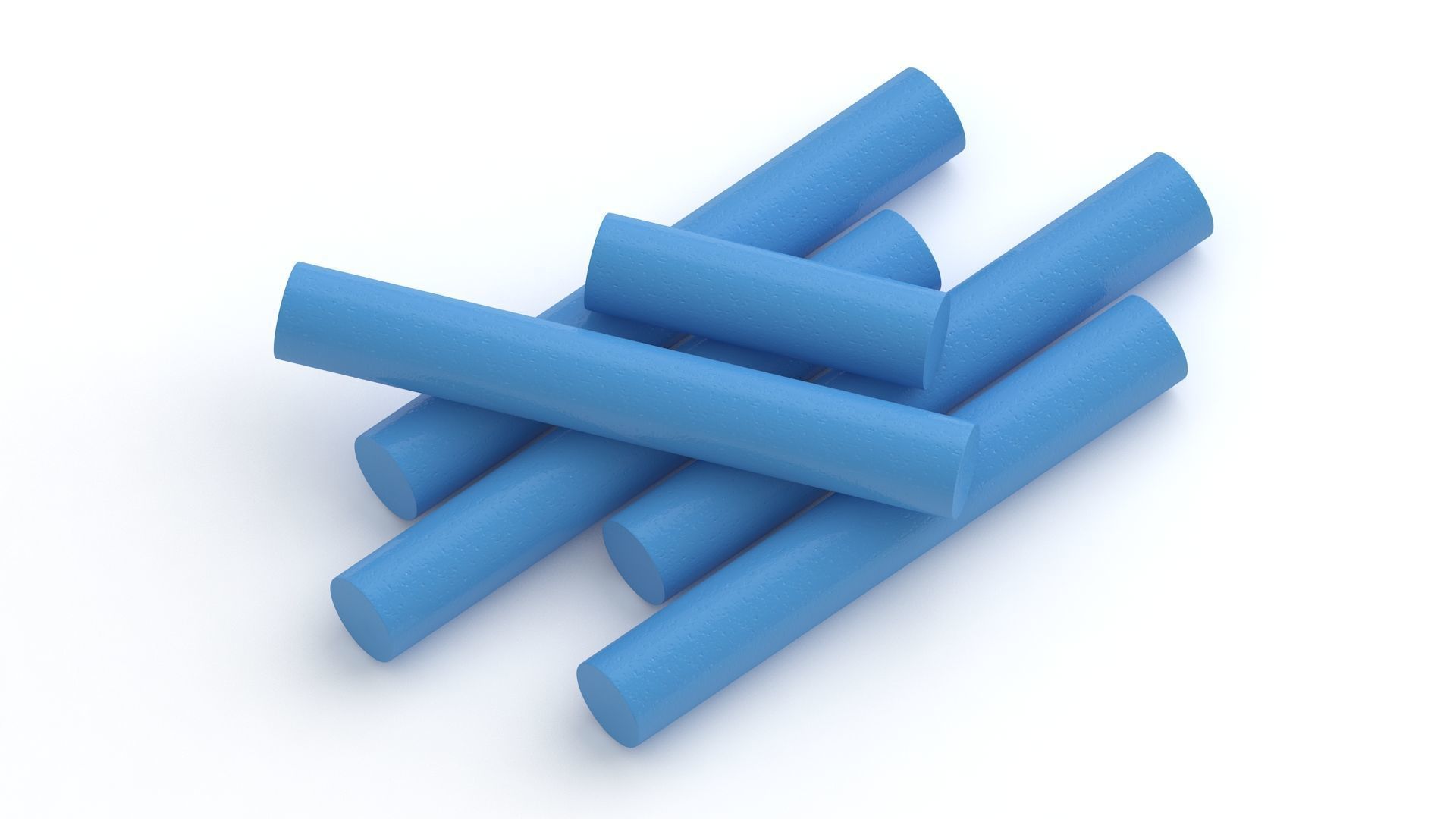 Chalk Sticks Collection 3D model_5