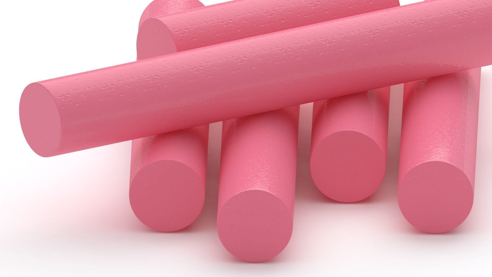 Chalk Sticks Collection 3D model_13