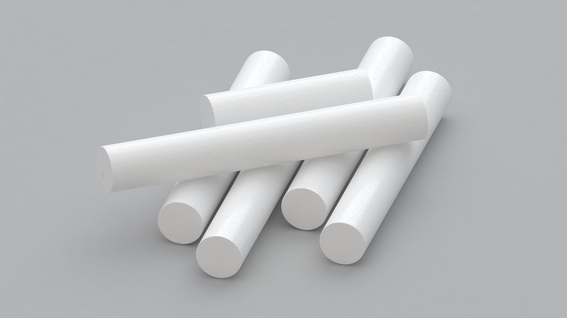 Chalk Sticks Collection 3D model_42