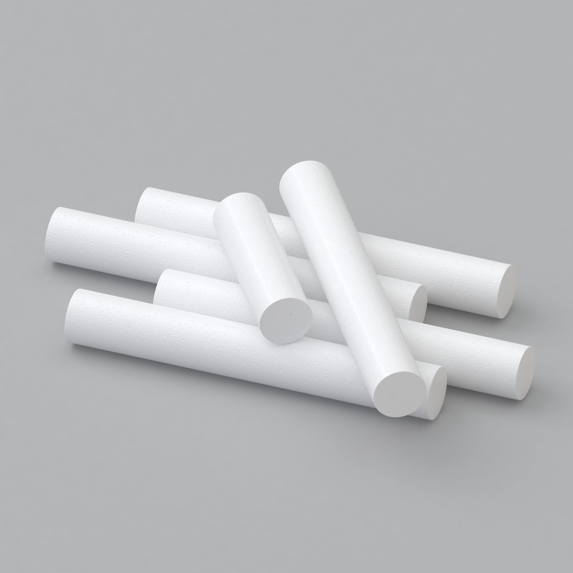 Chalk Sticks Collection 3D model_36