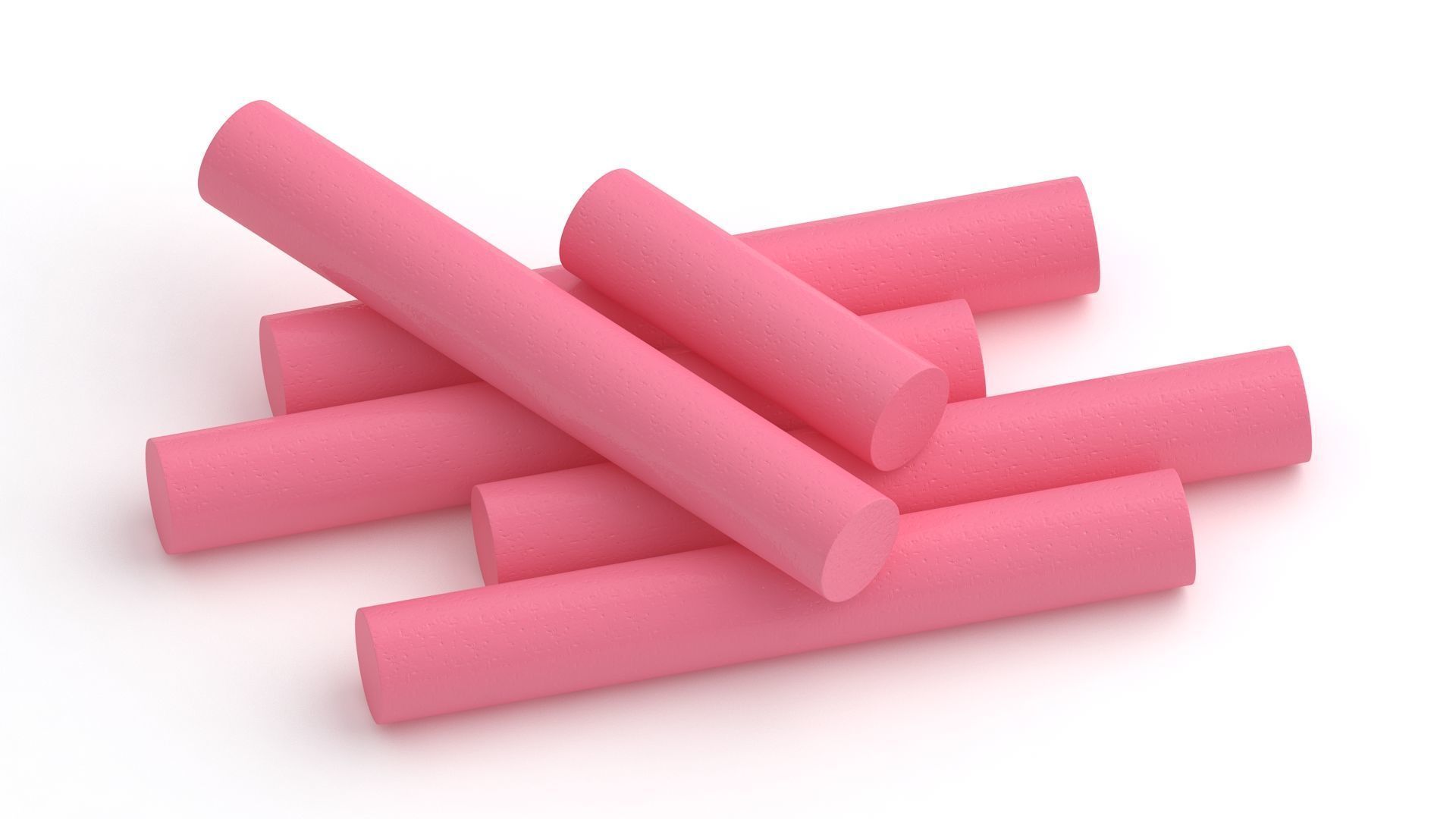 Chalk Sticks Collection 3D model_14