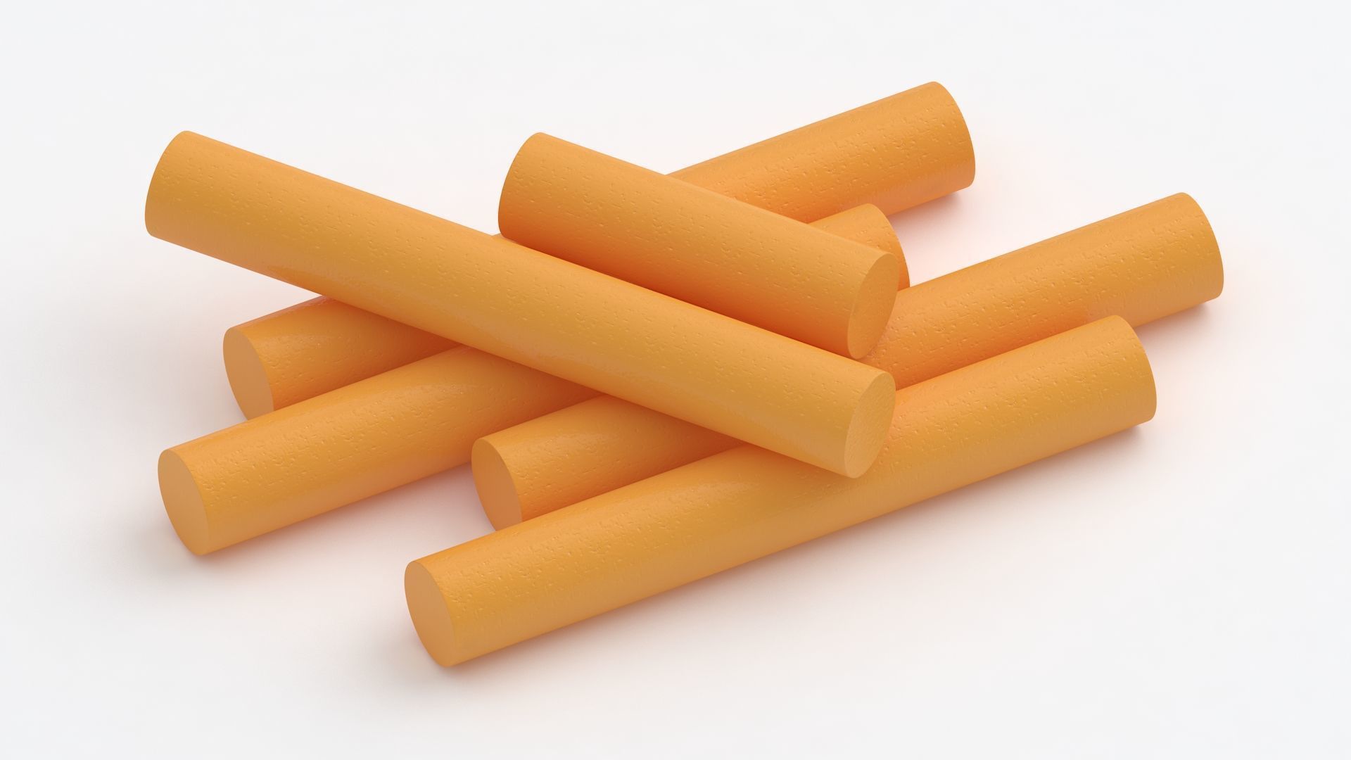 Chalk Sticks Collection 3D model_35