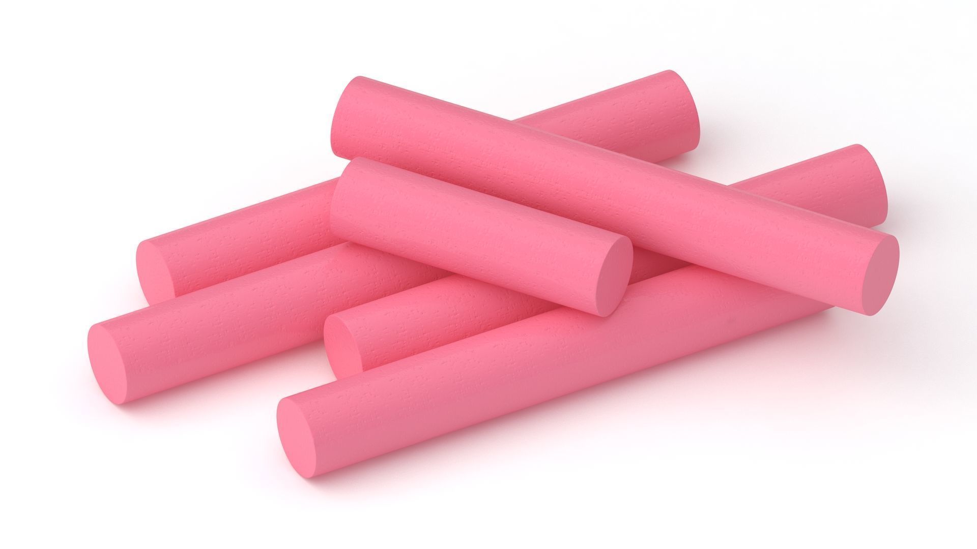 Chalk Sticks Collection 3D model_11