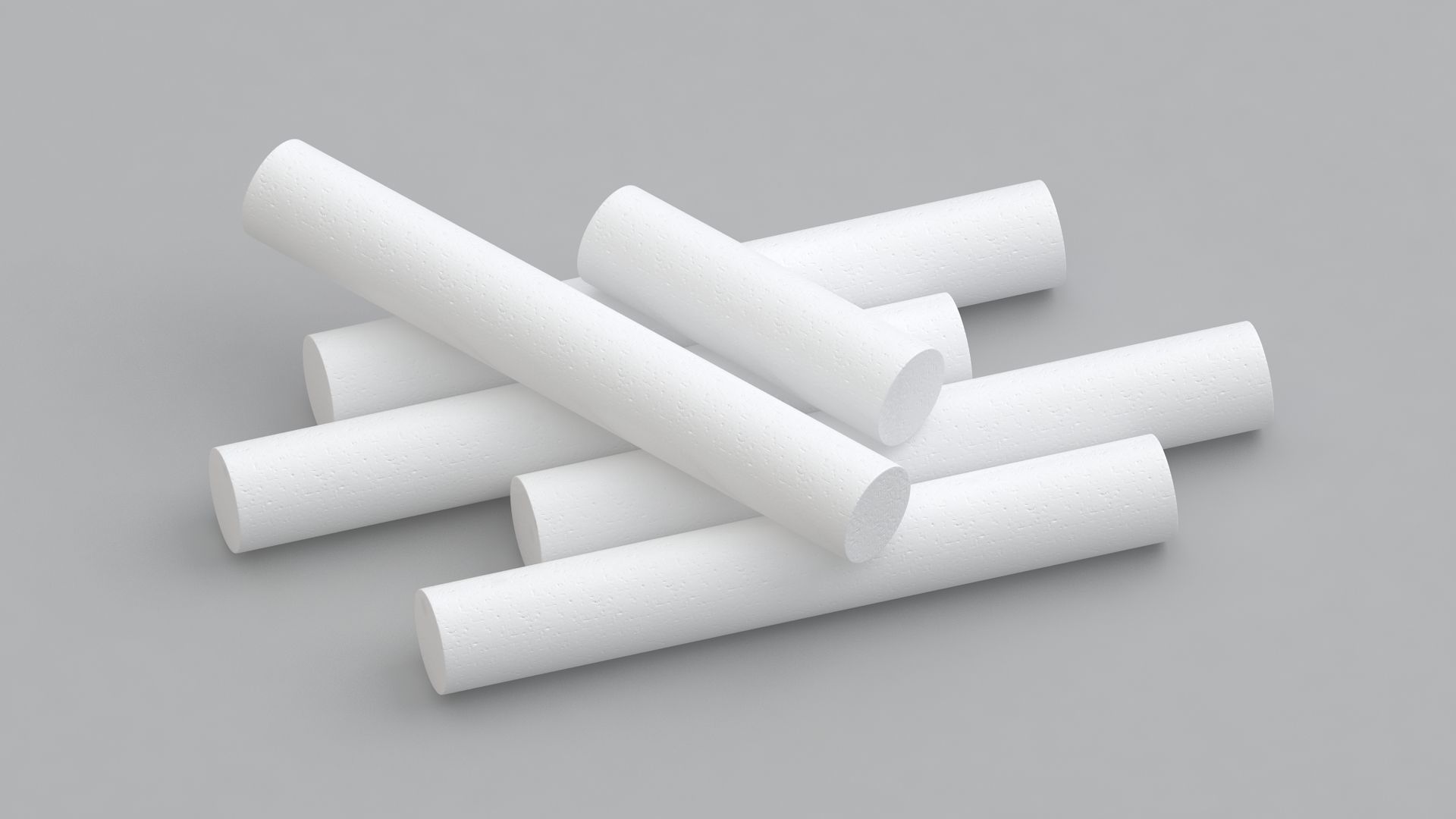 Chalk Sticks Collection 3D model_44