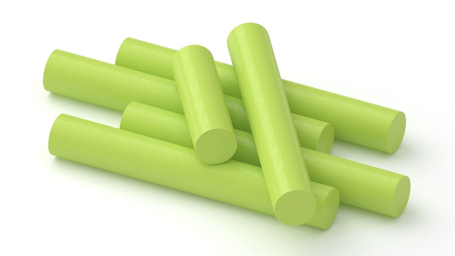 Chalk Sticks Collection 3D model_16
