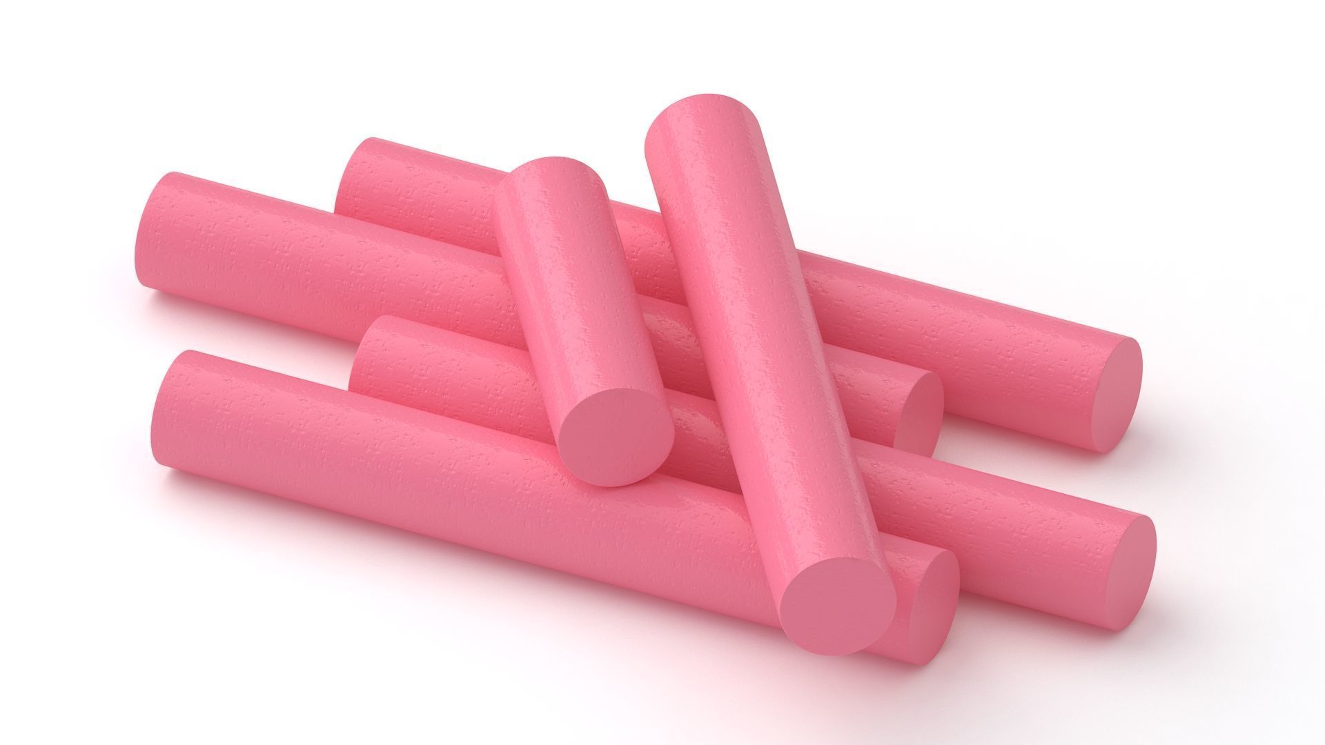Chalk Sticks Collection 3D model_9