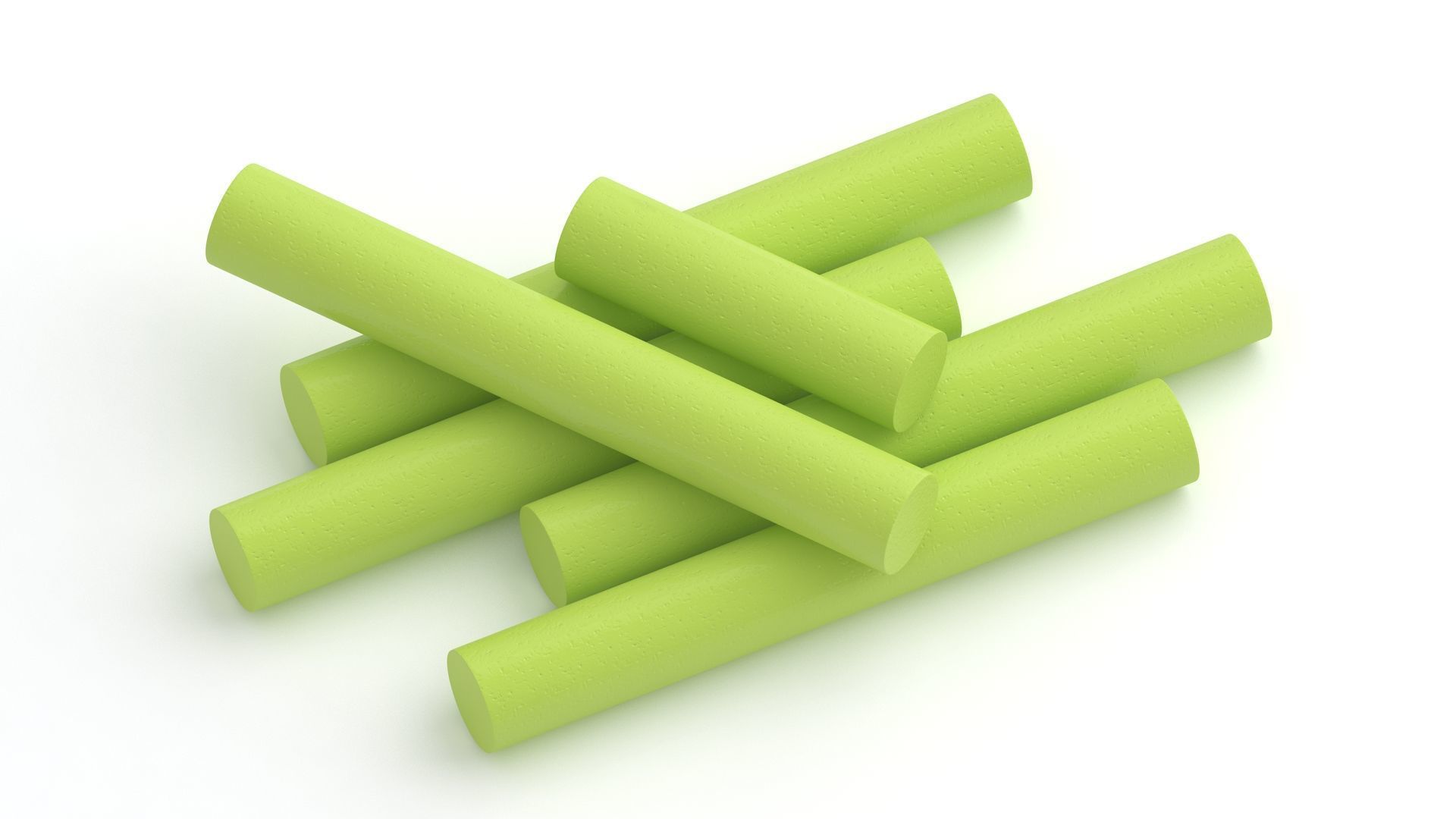 Chalk Sticks Collection 3D model_21