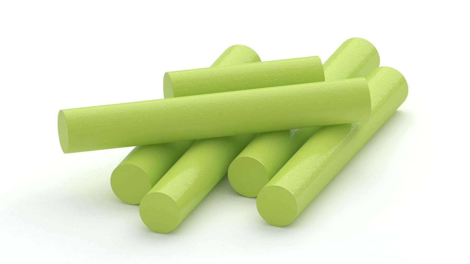 Chalk Sticks Collection 3D model_17