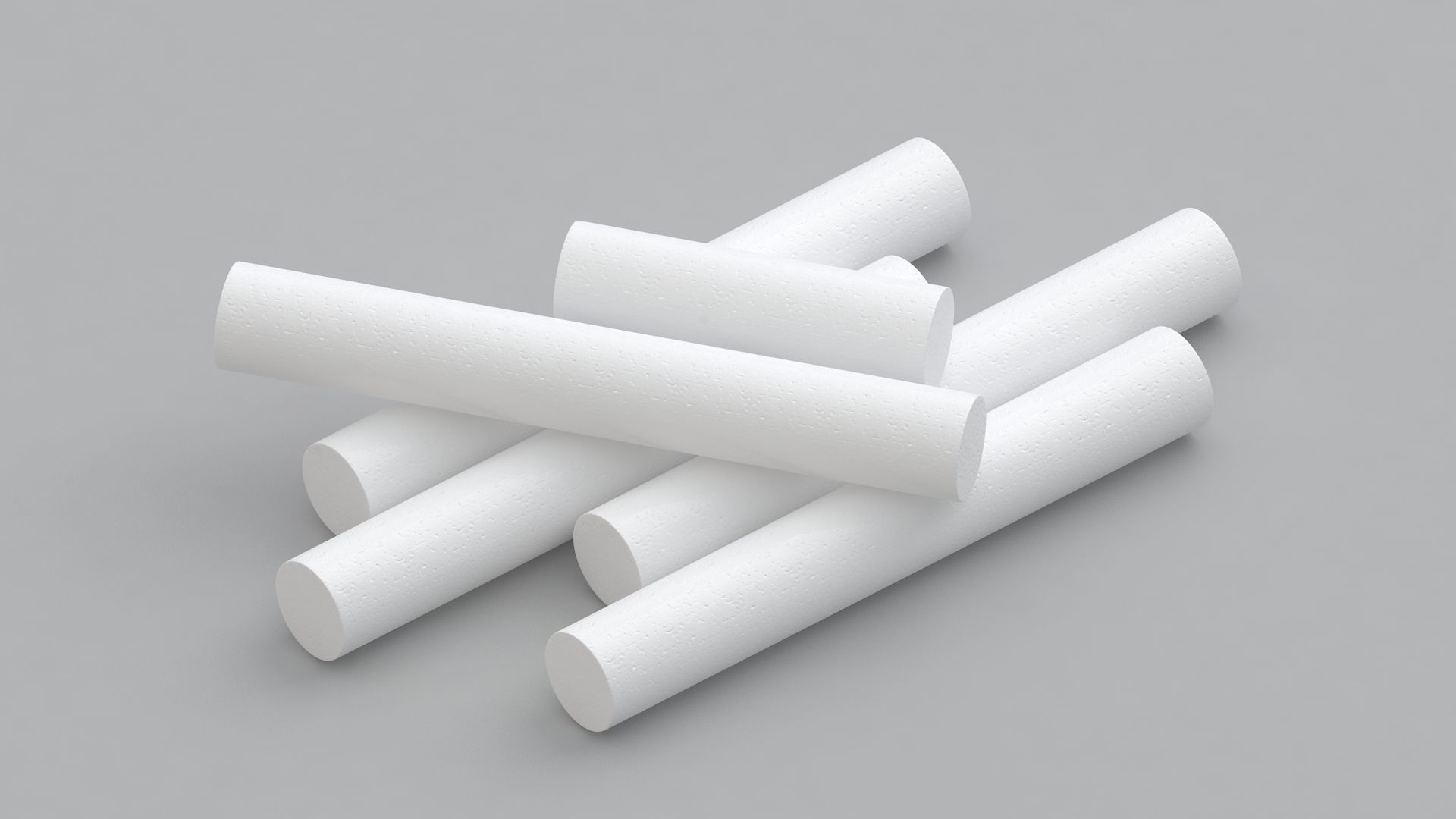 Chalk Sticks Collection 3D model_41