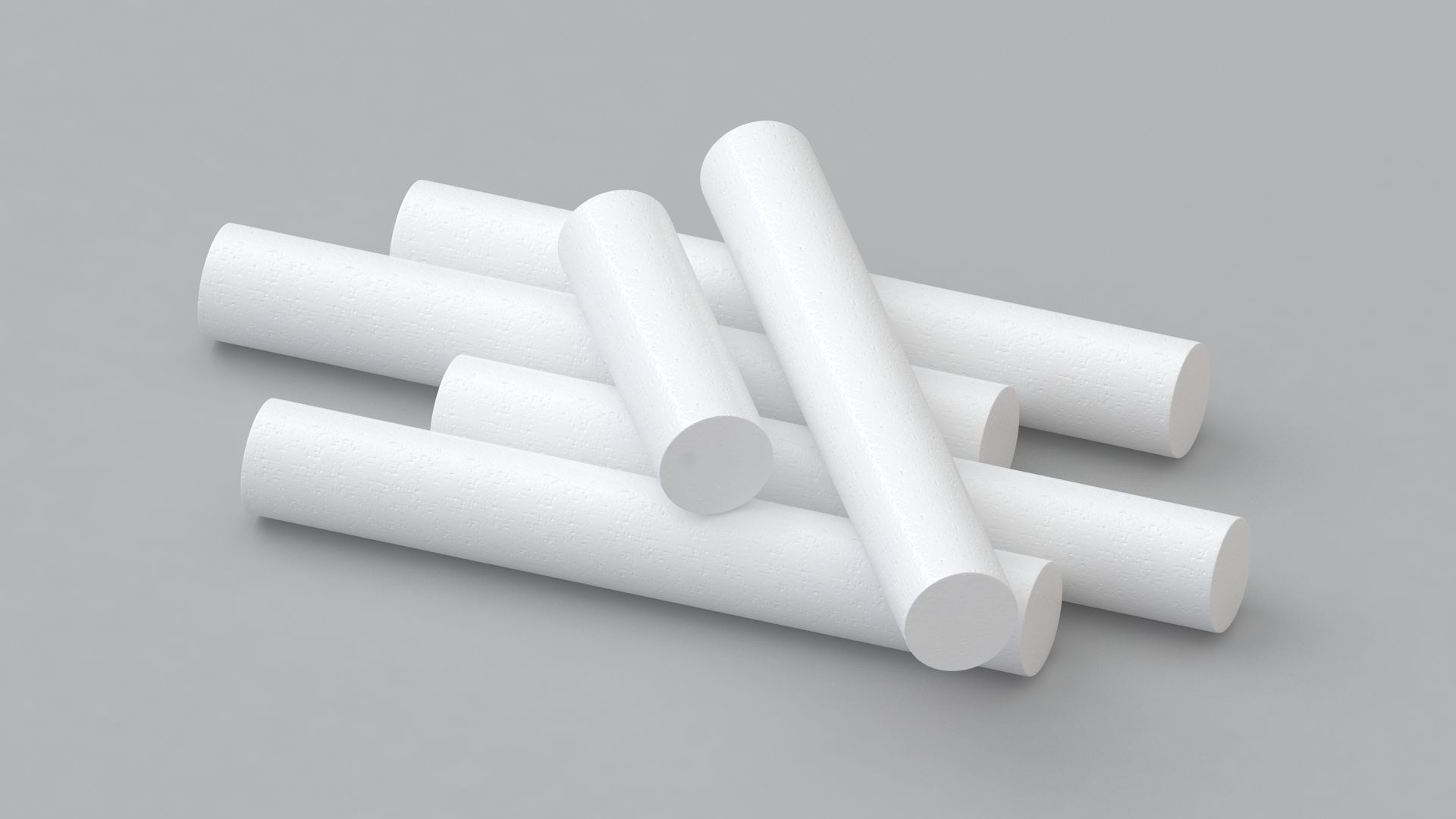 Chalk Sticks Collection 3D model_37