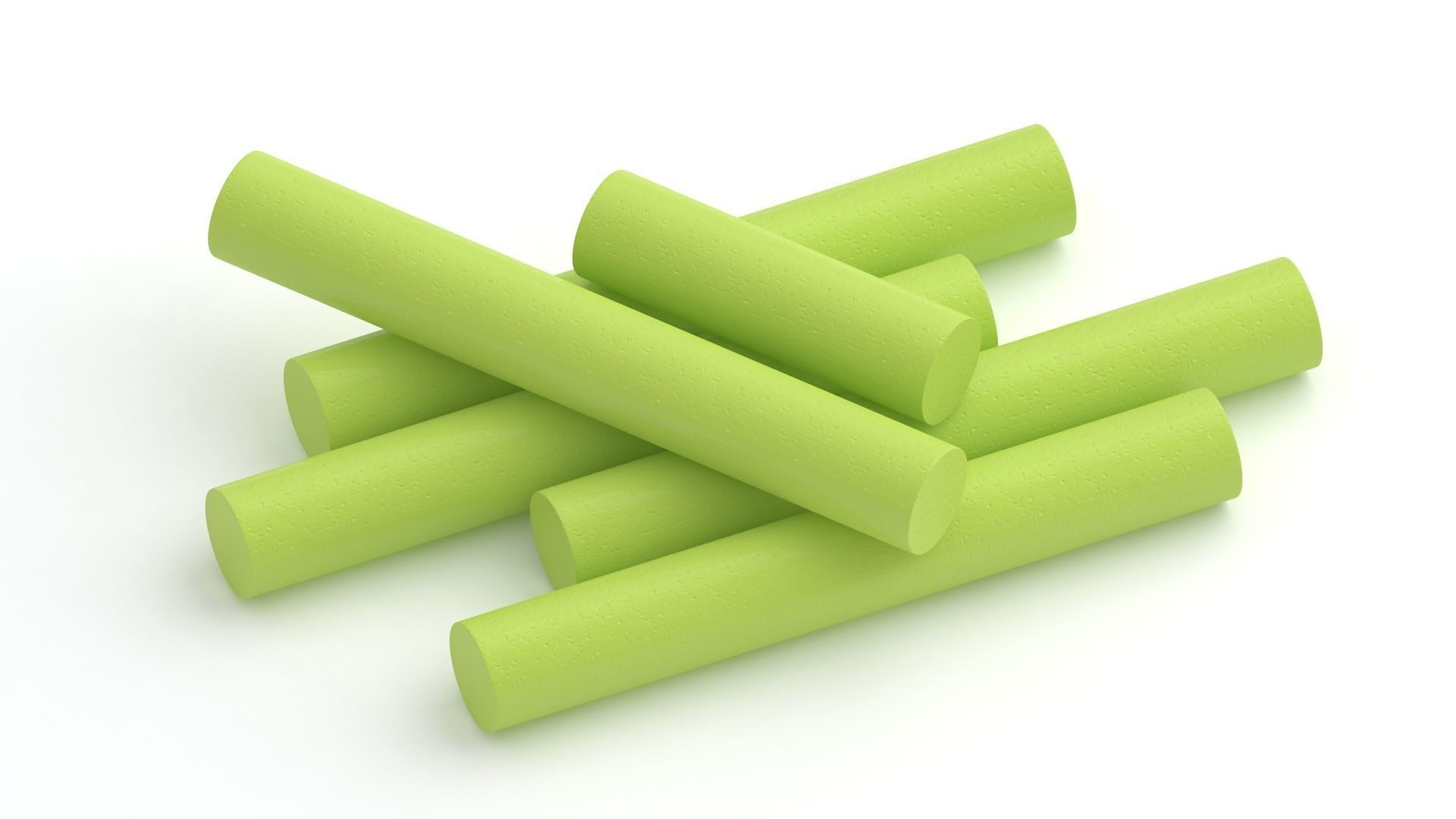 Chalk Sticks Collection 3D model_19