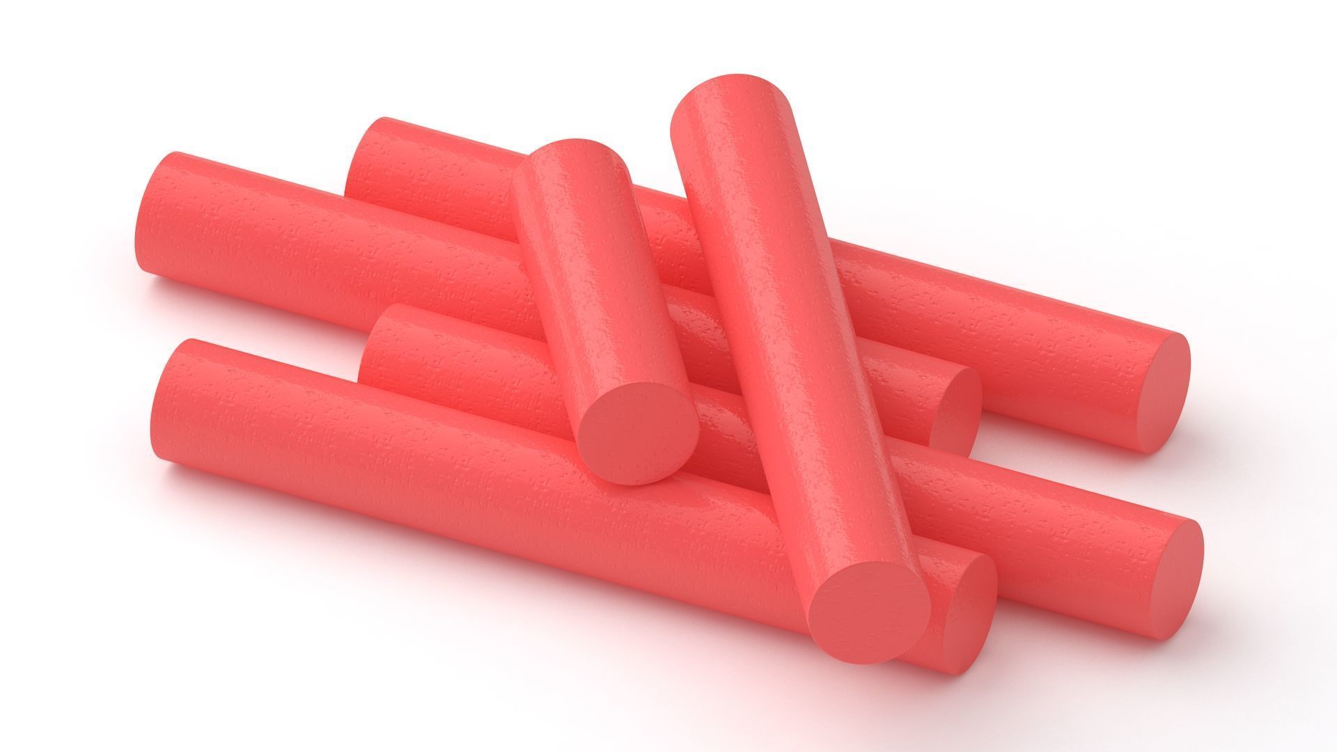 Chalk Sticks Collection 3D model_23