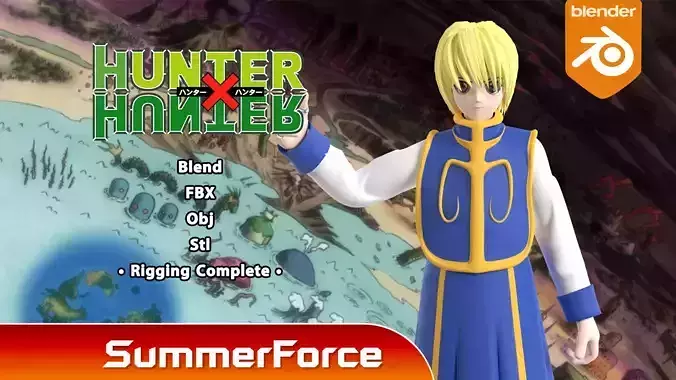 Kurapika - Hunter x Hunter 3D model