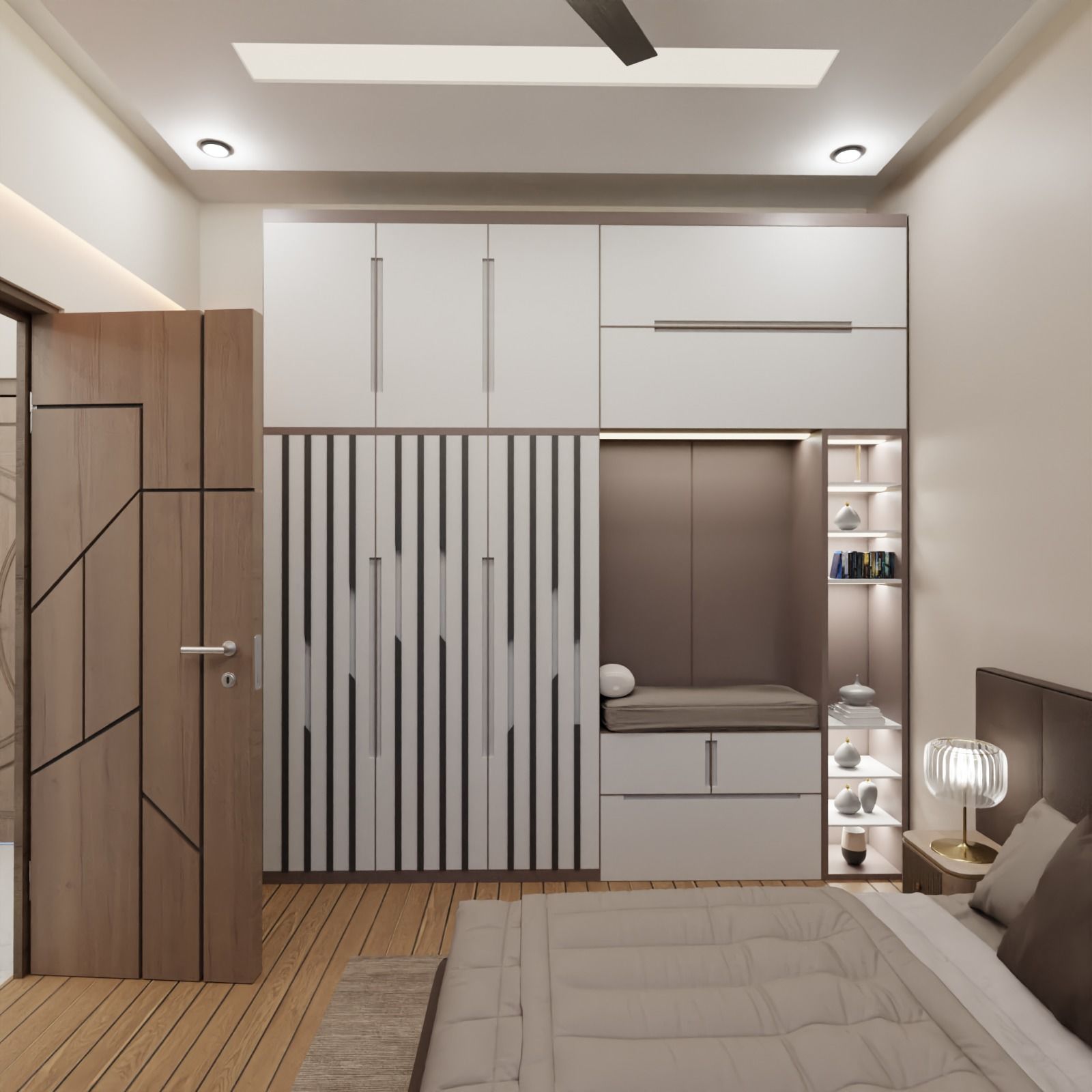 2 BHK Apartment Interior with Assets DS3 Low-poly 3D model_4