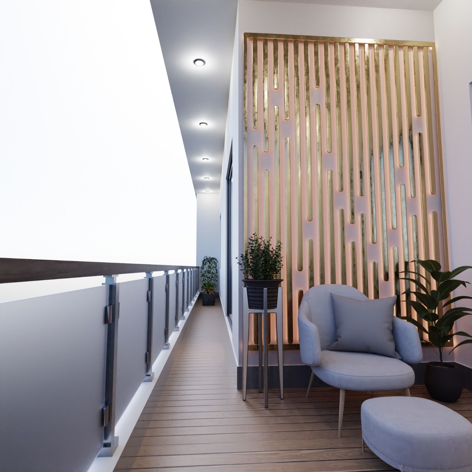 2 BHK Apartment Interior with Assets DS3 Low-poly 3D model_21