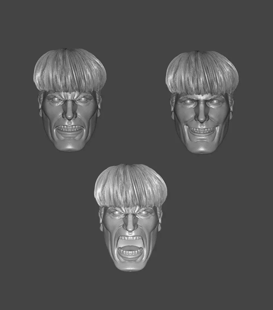 DC GREEN LANTERN GUY GARDNER 3-PACK EXPRESSIONS 3D print model