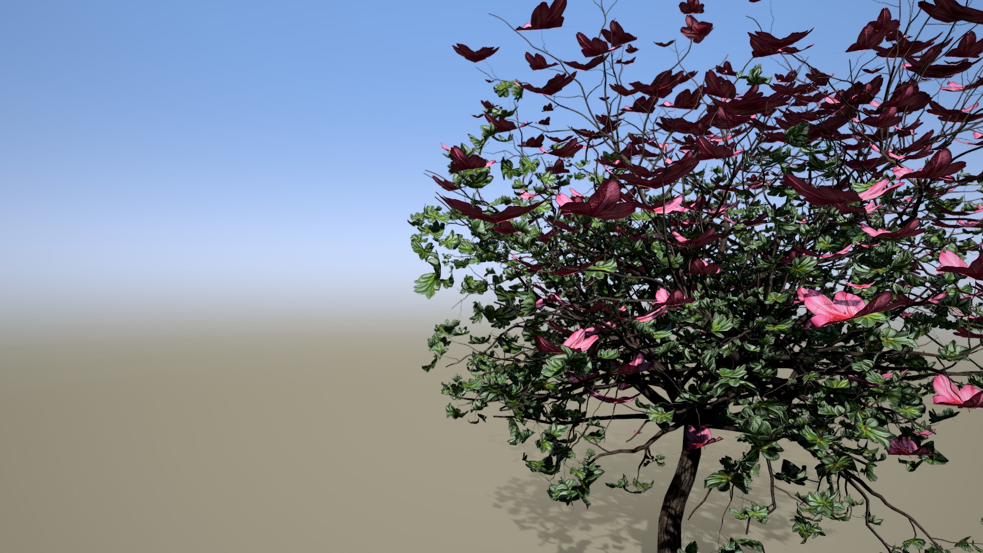 Forest Azalea plant 3D model_5