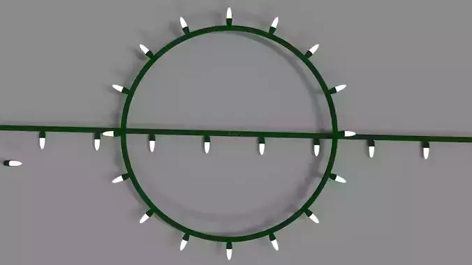 String lights decoration 