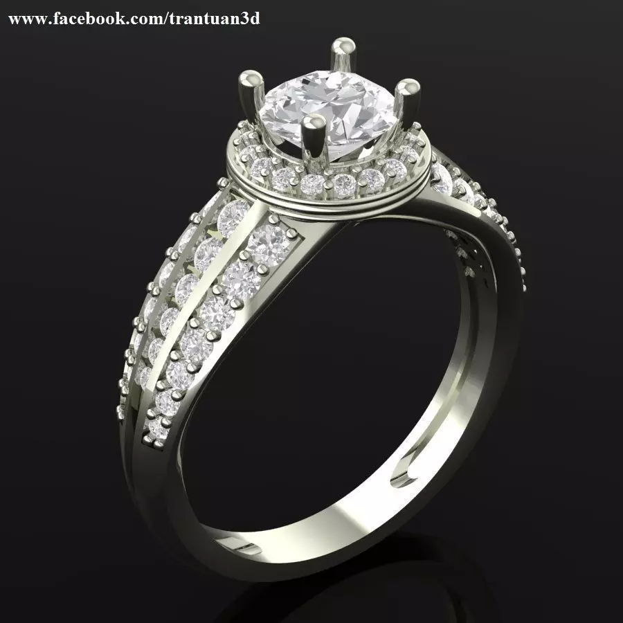 Gold ring 8 Free 3D print model