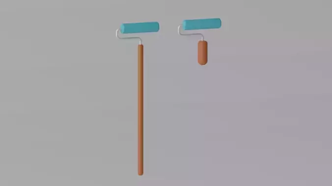 Cartoon Paint Roller