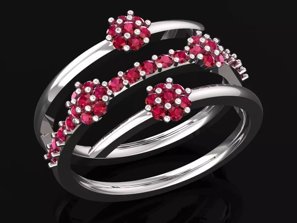 Jewelry Gold ring Free 3D print model