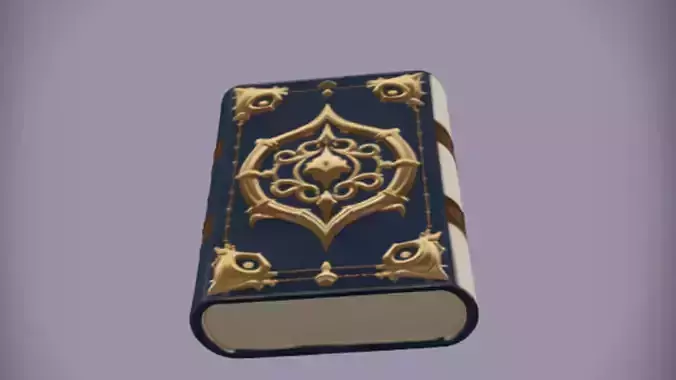ornate leather-bound book