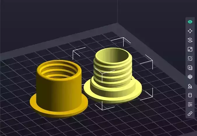 Adjustable 3D-Printable Door Vent 3D print model
