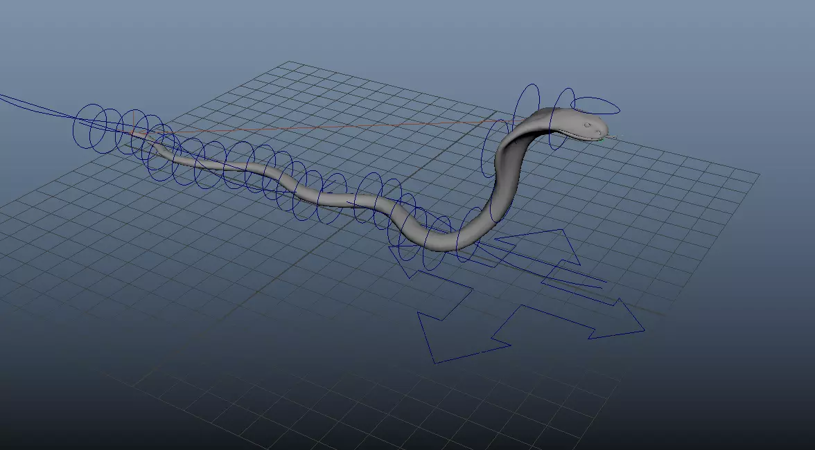 King Cobra Snake 3D model