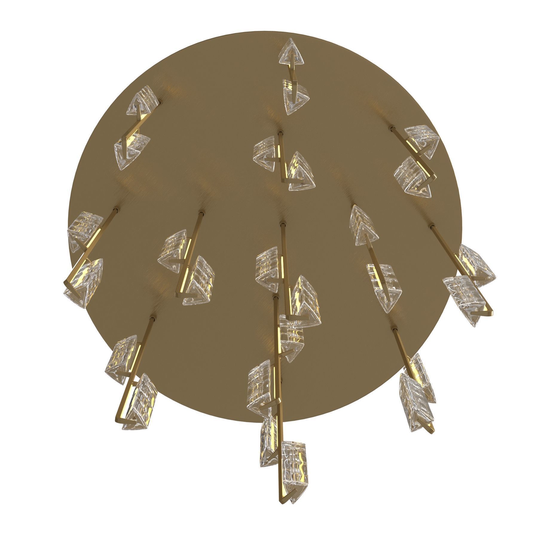 Restoration Hardware Audubon Round Chandelier 56 inch 3D model_2