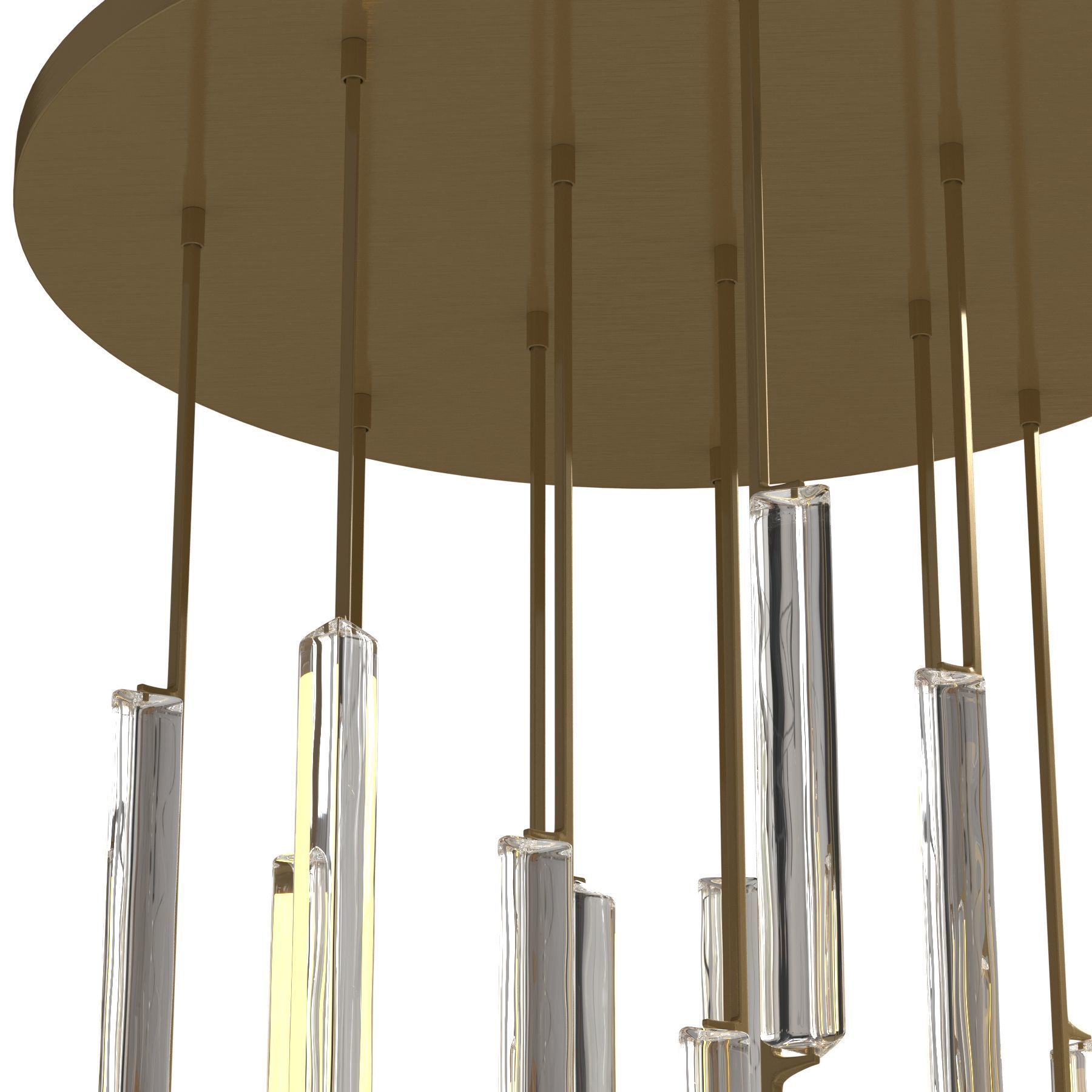 Restoration Hardware Audubon Round Chandelier 56 inch 3D model_3
