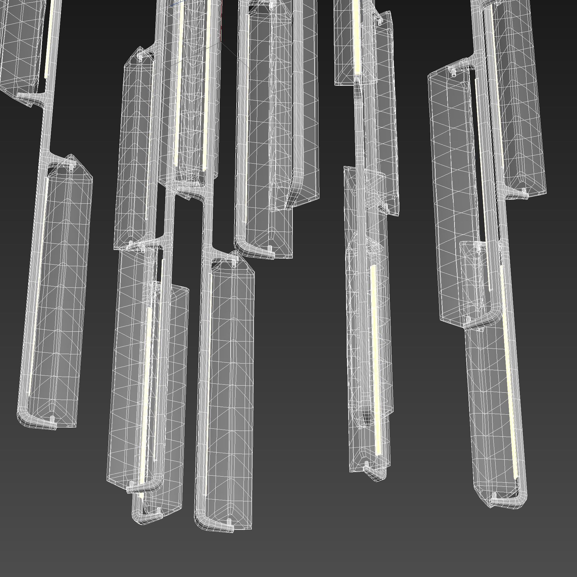 Restoration Hardware Audubon Round Chandelier 56 inch 3D model_6