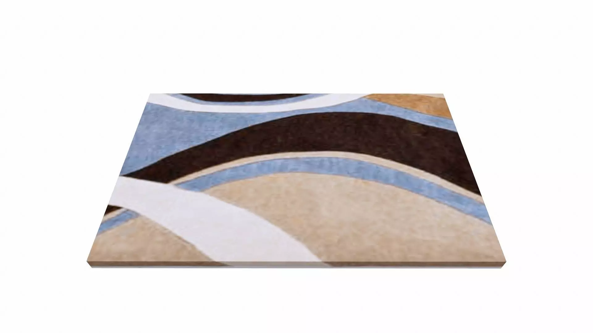 Carpet Low-poly 3D model_0