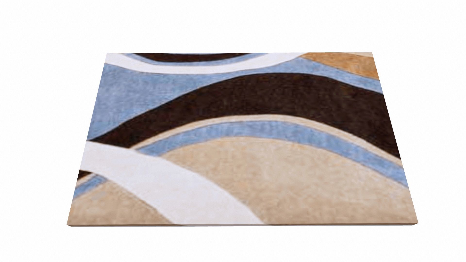 Carpet Low-poly 3D model_6